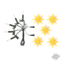 Herrnhuter Sternenkette kurz gelb